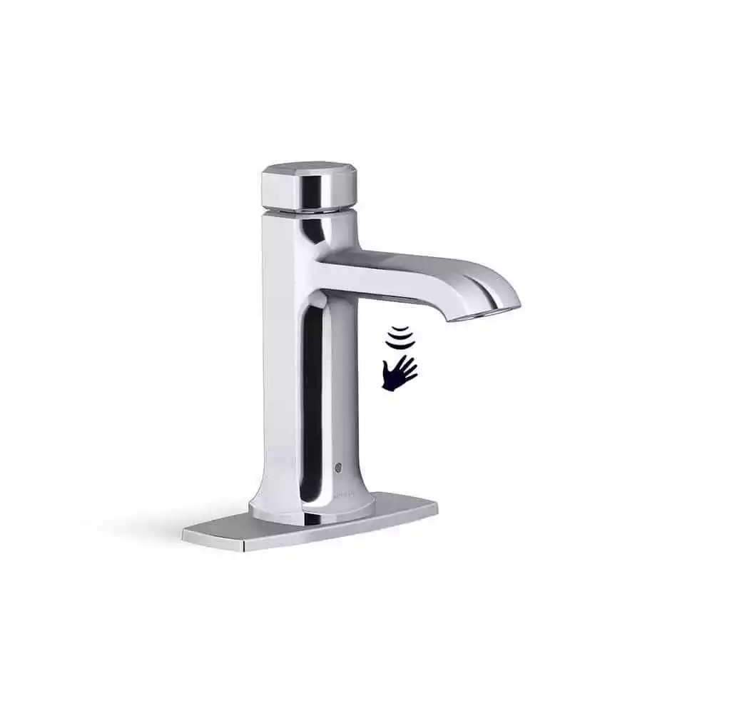 KOHLER Rubicon Battery Powered Touchless Bathroom Faucet, BRUSHED NICKEL, NEW selling